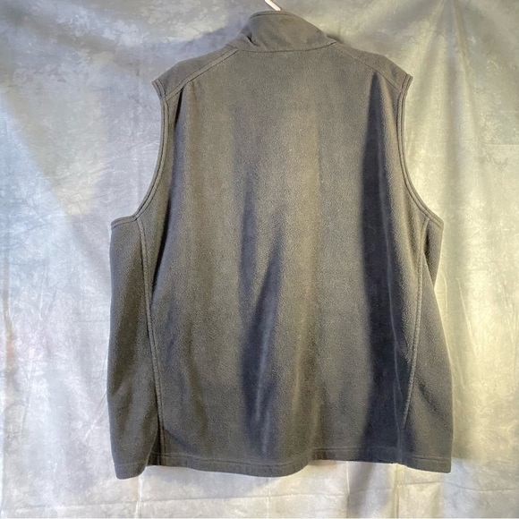 Columbia Sweater Vest 3XT Grey Fleece Full Zip Lightweight Made In Bangladesh - Picture 10 of 10